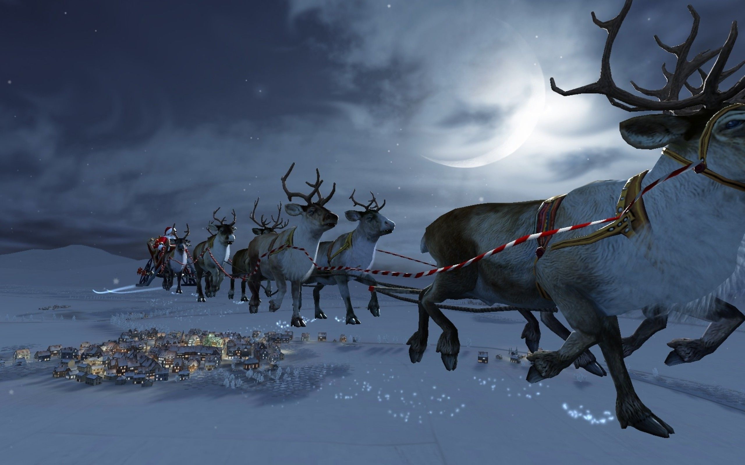 holidays snow Winter santa claus christmas merry 2k