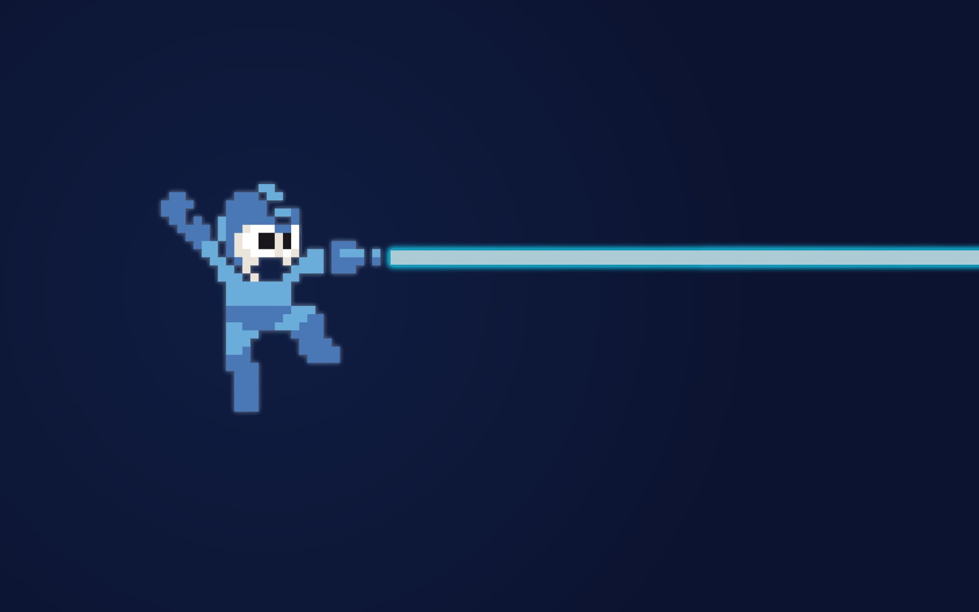 Mega Man illustration video games minimalism superhero Capcom 2k