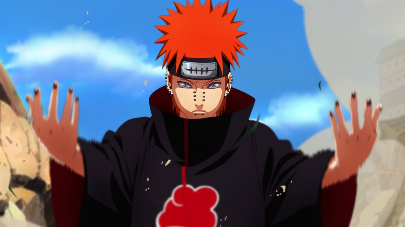 Naruto Shippudden Pain illustration Anime people men costume 2k