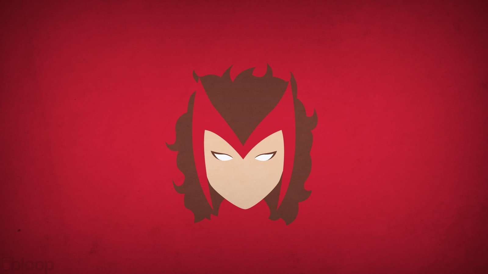 woman head illustration Marvel Comics hero Scarlet Witch 2k