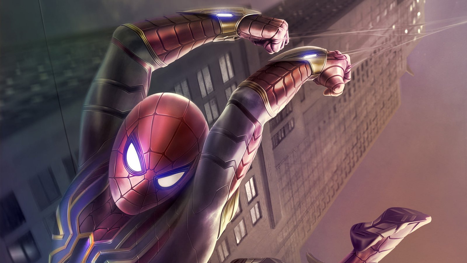 avengers infinity war hd spiderman artist superheroes digital art 2k
