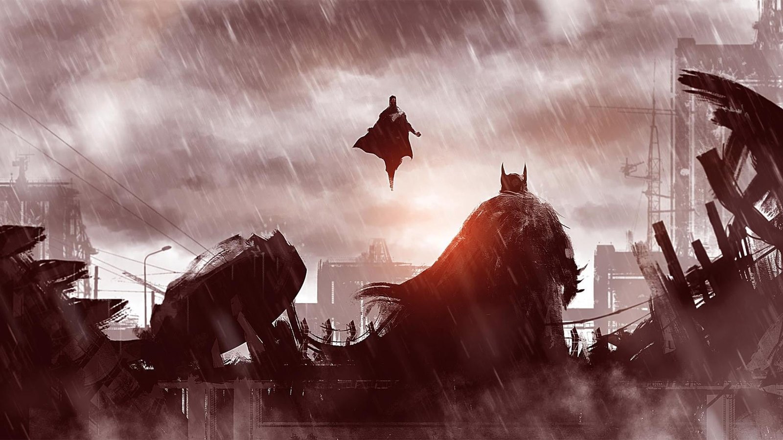 Batman versus Superman poster v Dawn of Justice 2k