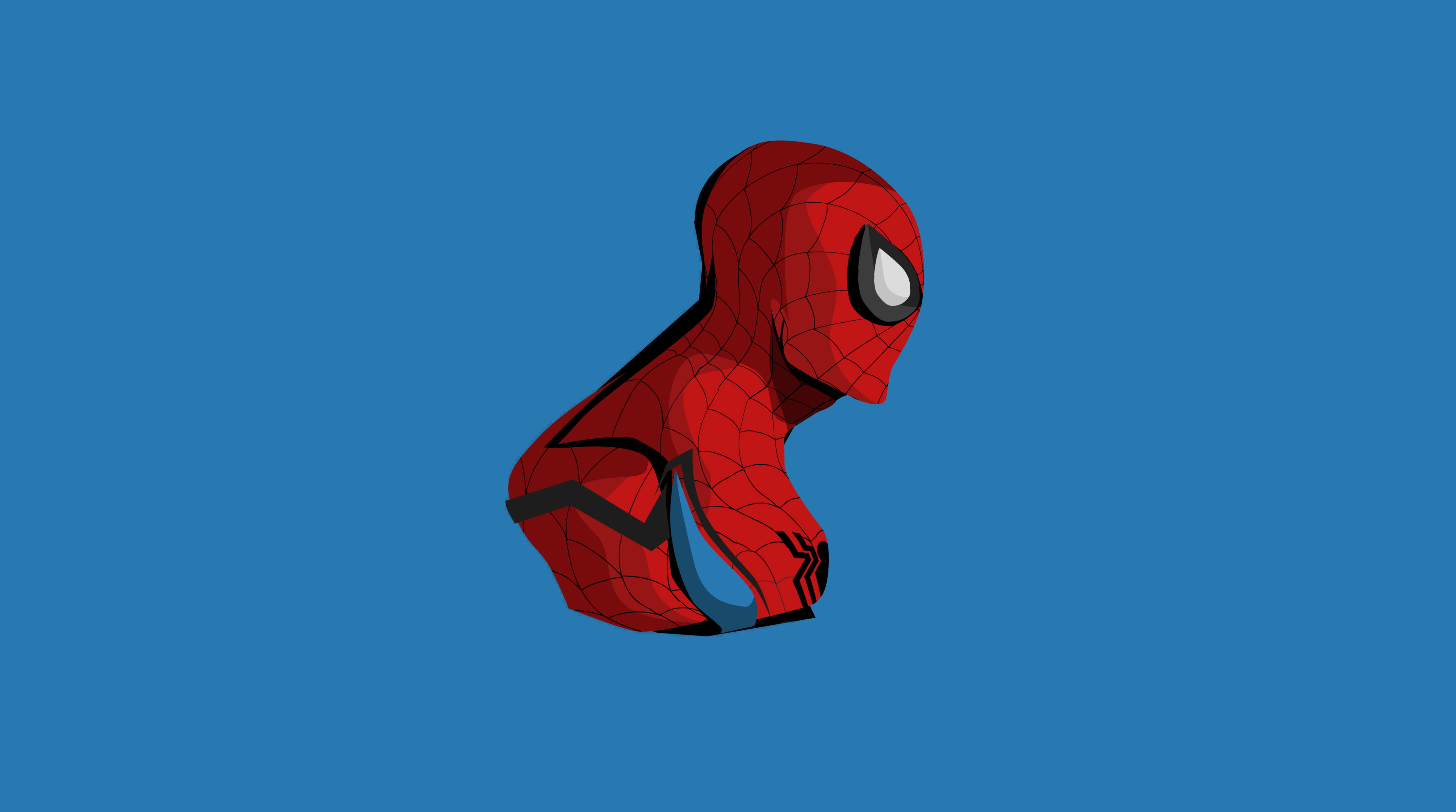 spiderman minimalism artwork artist hd digital art 2k 4k