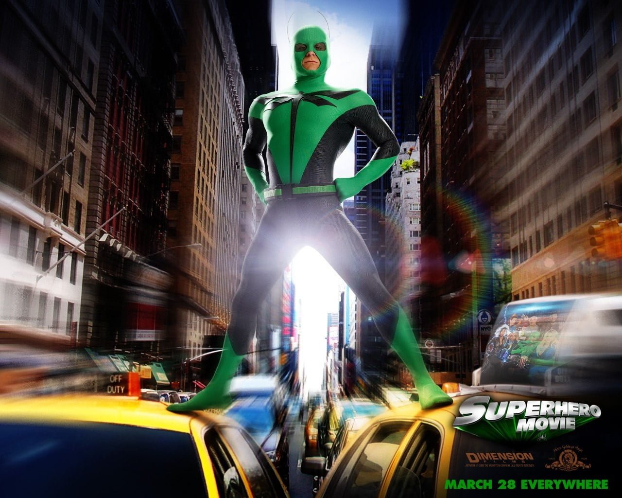 SuperHero Movie poster movies blurred motion city architecture