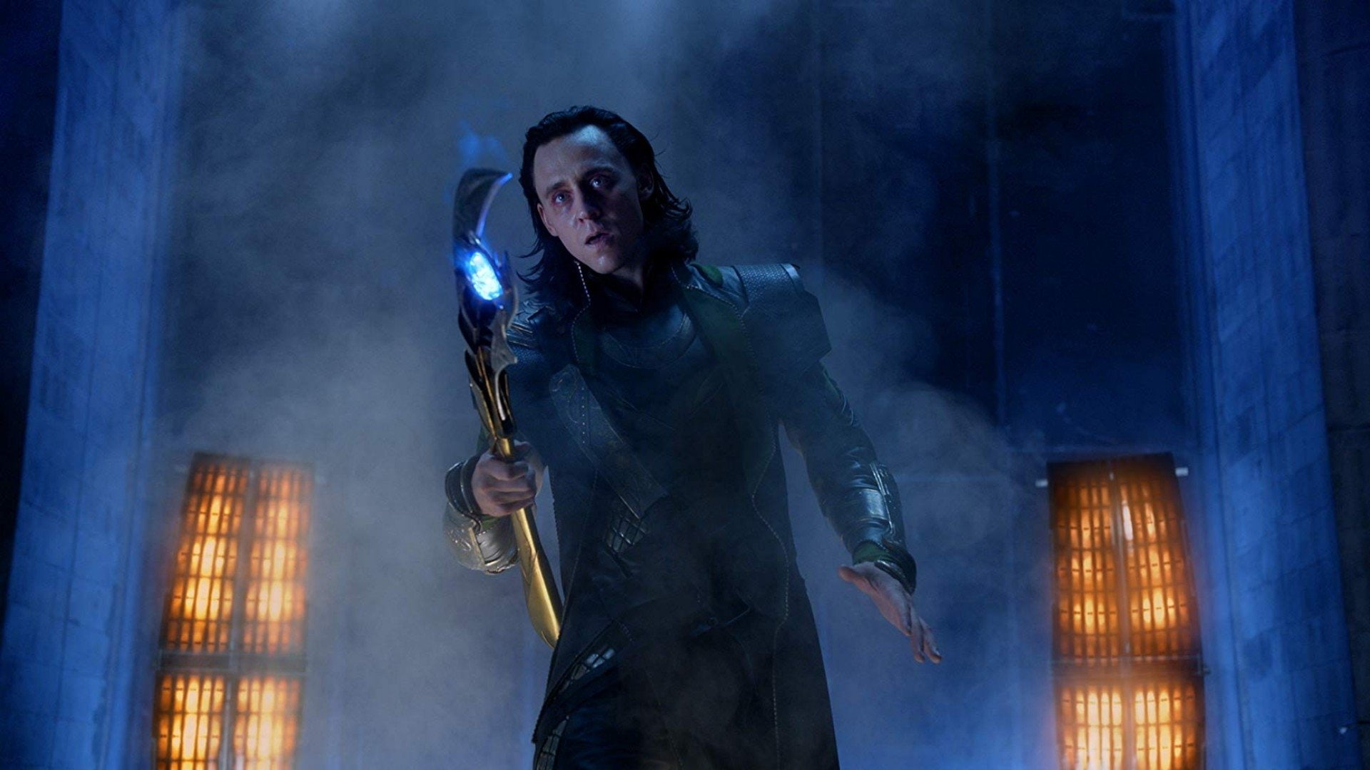 The Avengers Loki Movie Spear Staff Superhero Tom Hiddleston 2k
