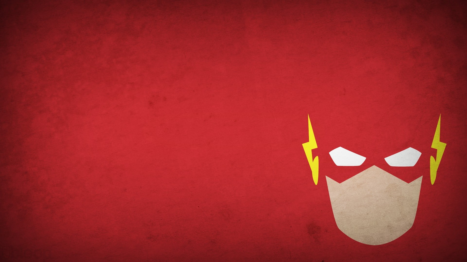 The Flash digital wallpaper illustration simple background 2k