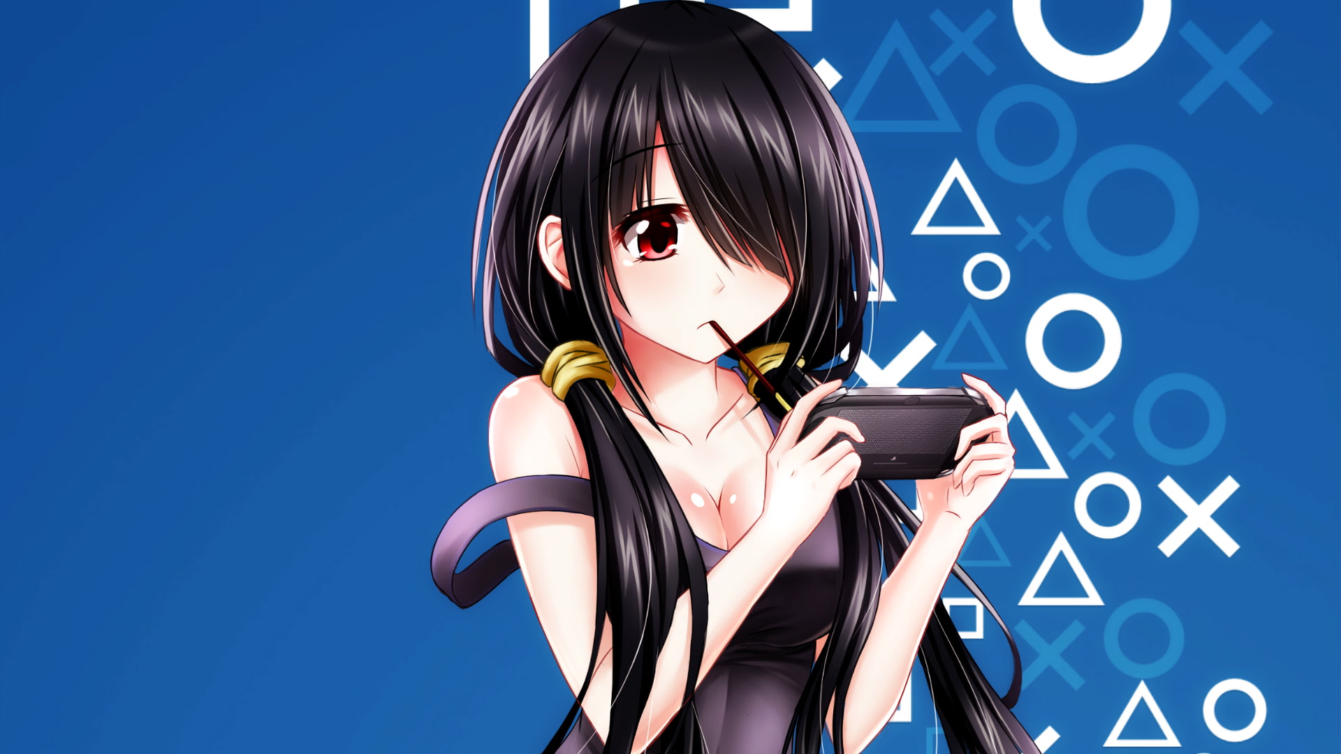 Tokisaki Kurumi Date A Live PSP technology blue women 2k