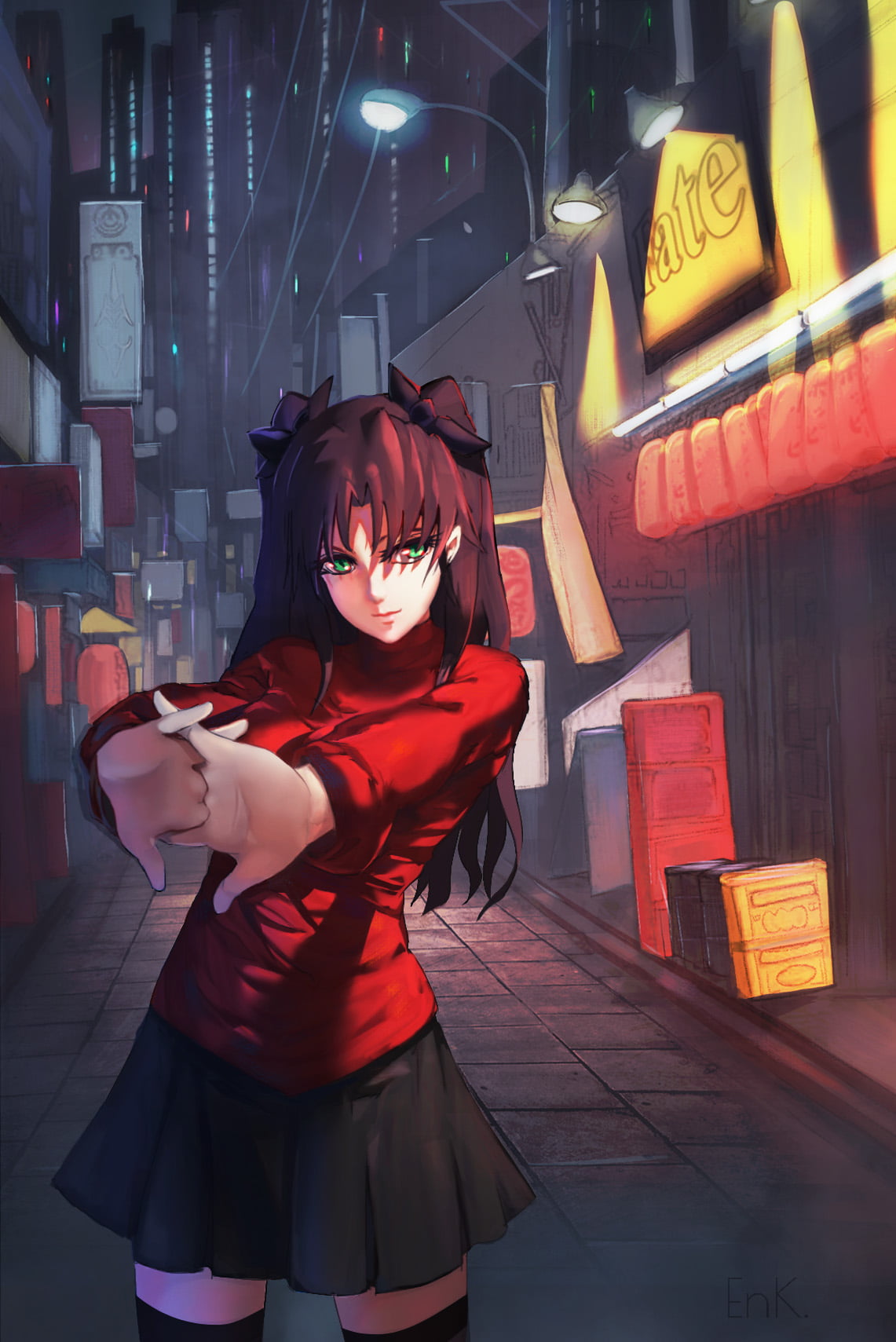 Fate Series Stay Night Unlimited Blade Works anime girls
