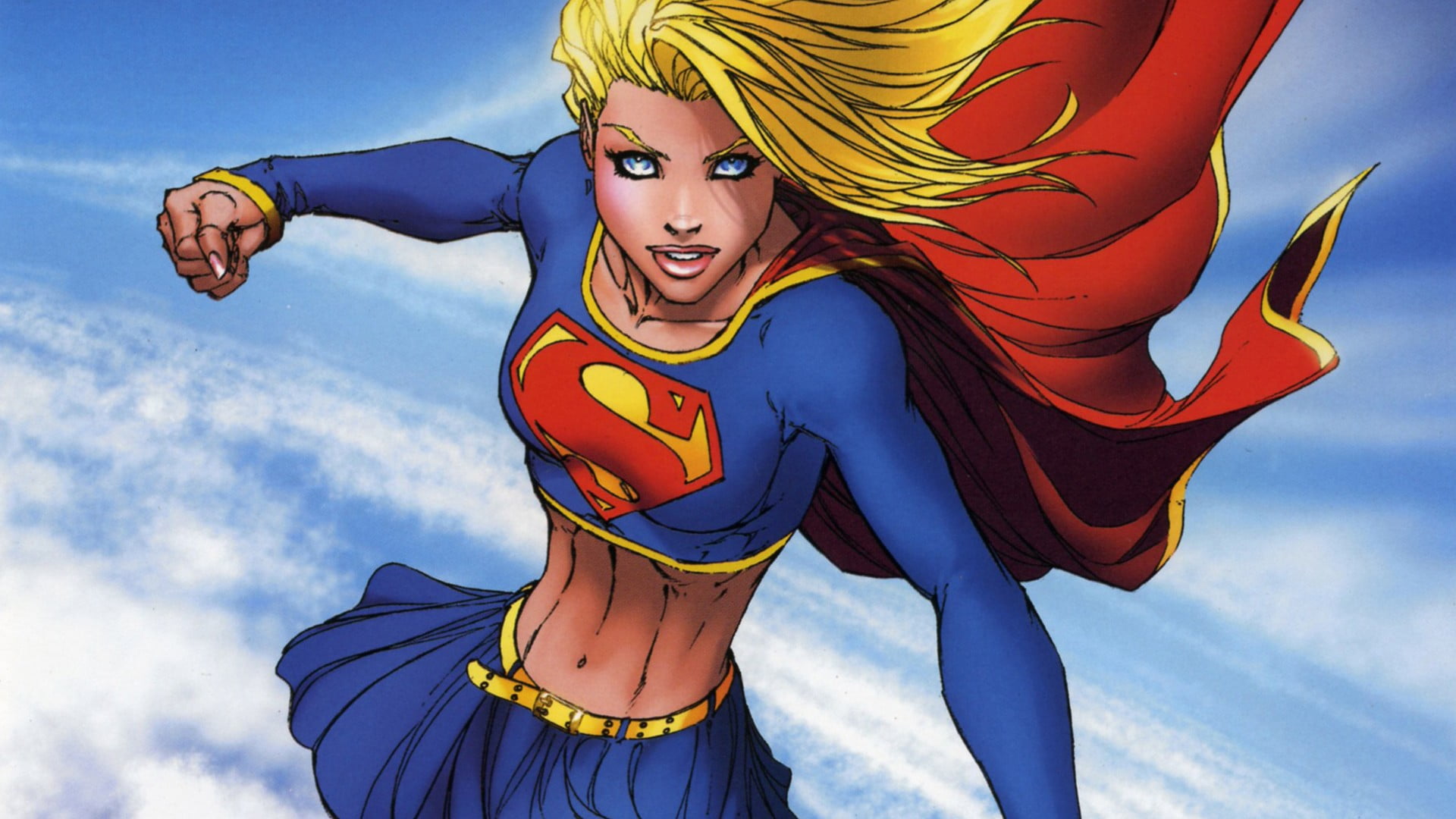 Supergirl comics DC Comics illustration superhero Michael Turner 2k