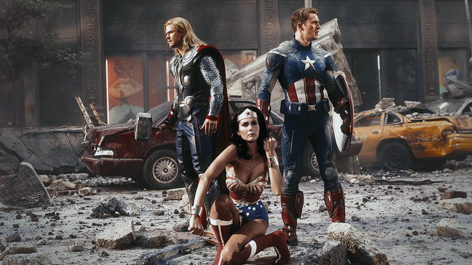 superhero DC Comics Wonder Woman Thor Captain America The Avengers 2k