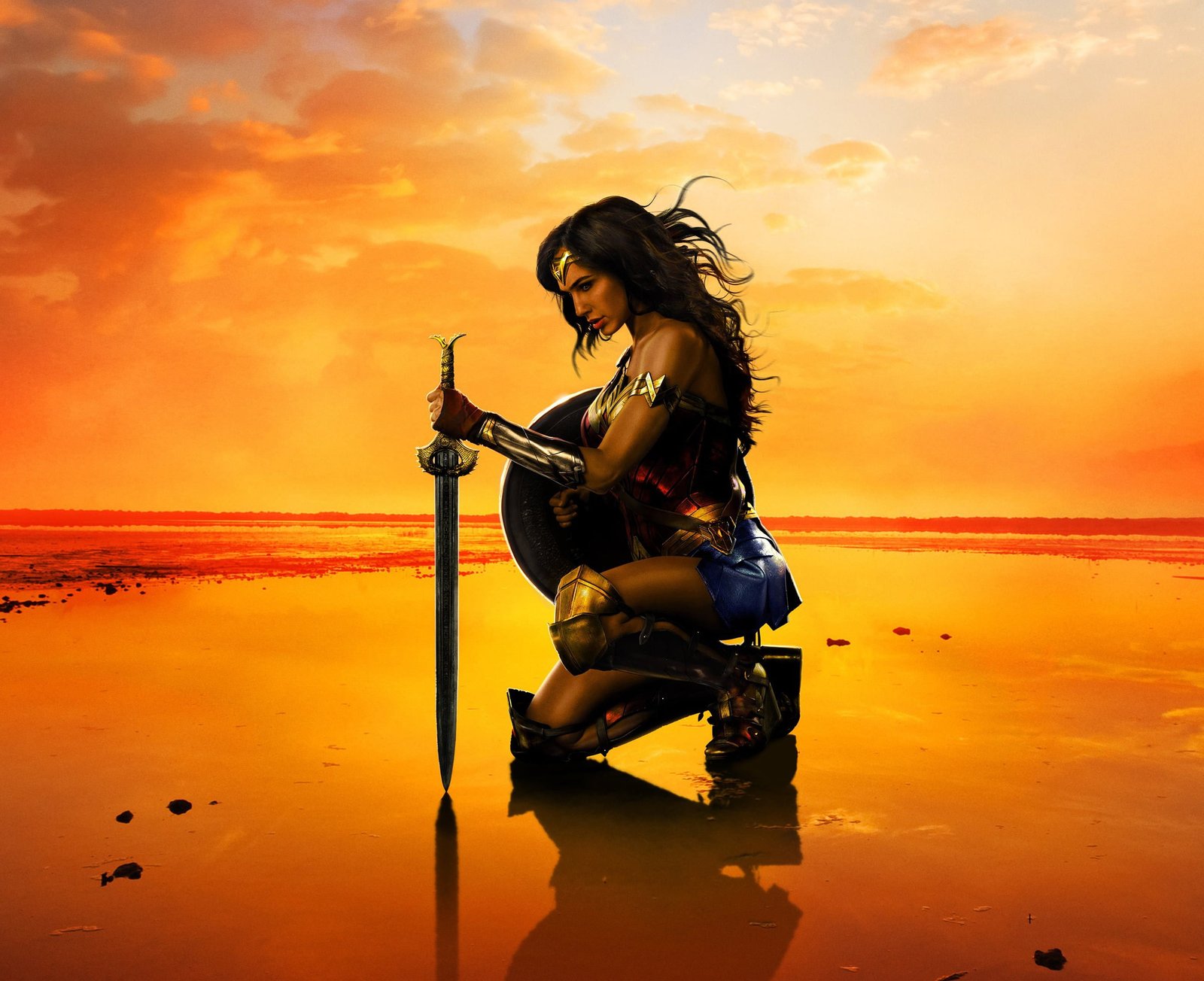 Wonder Woman Girl Action Fantasy Hot Beautiful Warrior 2k