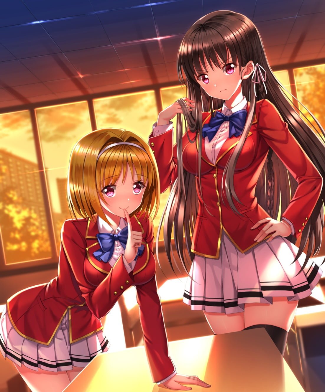 Youkoso Jitsuryoku Shijou Shugi no Kyoushitsu e anime girls