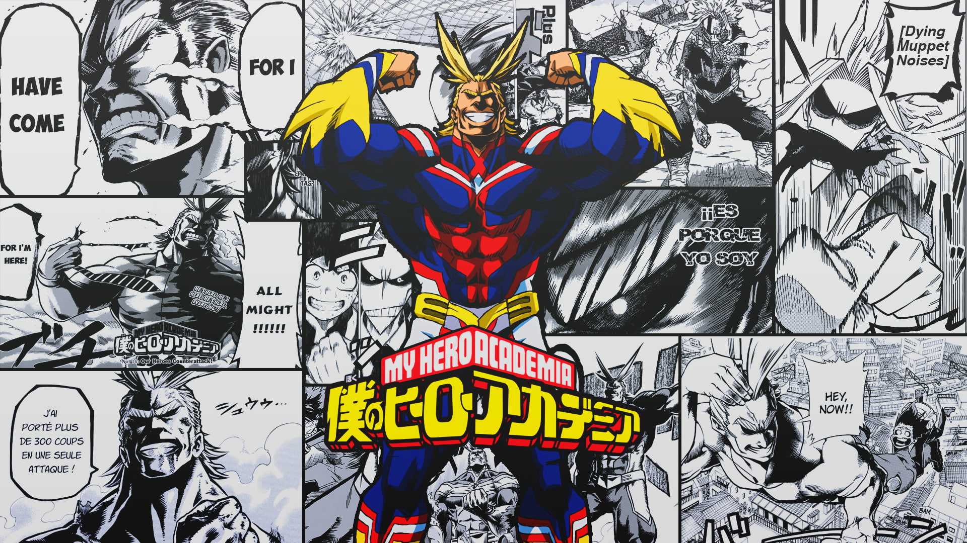 anime Boku no Hero Academia all might 2k