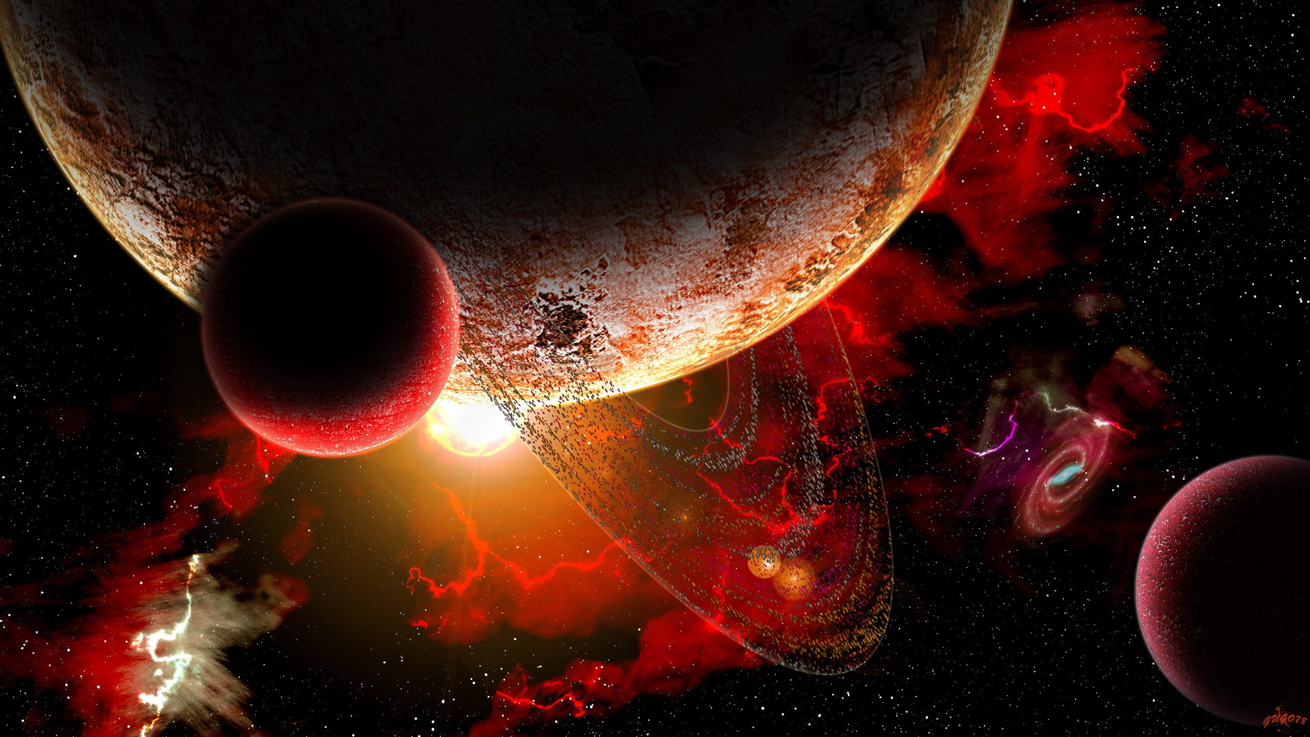 espacio estrellas galaxia naturaleza planetas no people 2k