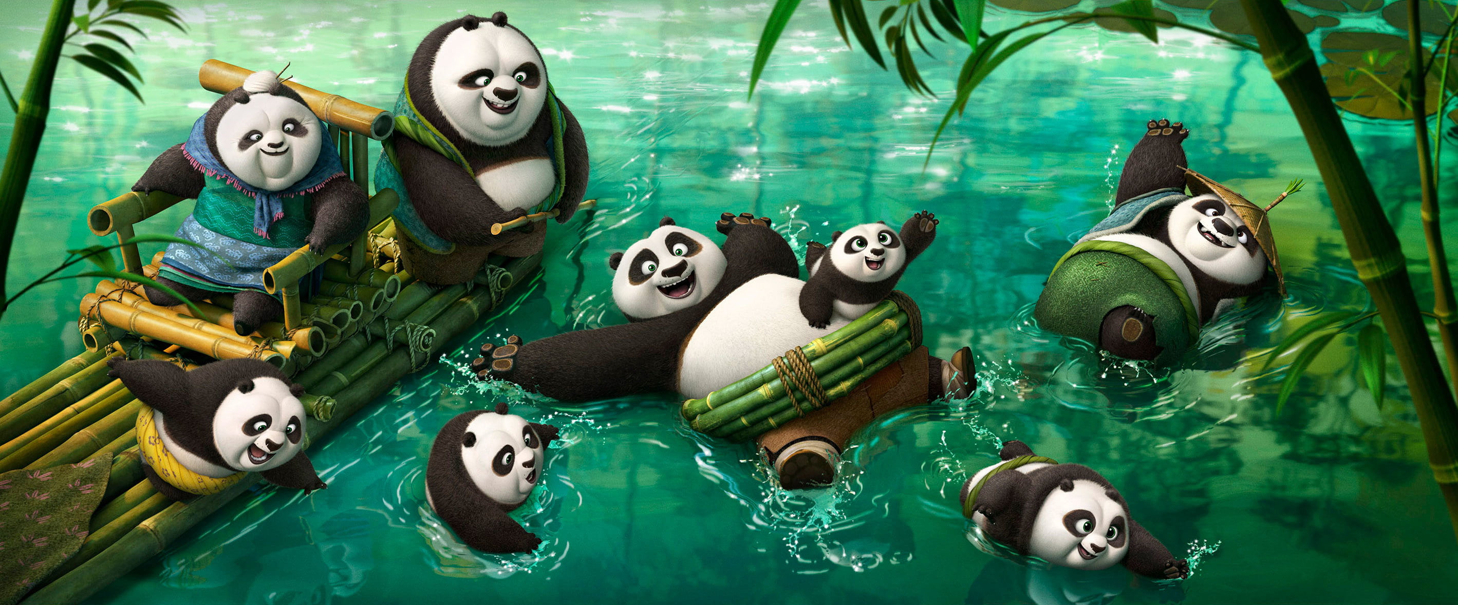 KungFu Panda wallpaper Action Nature Water DreamWorks Men 2k