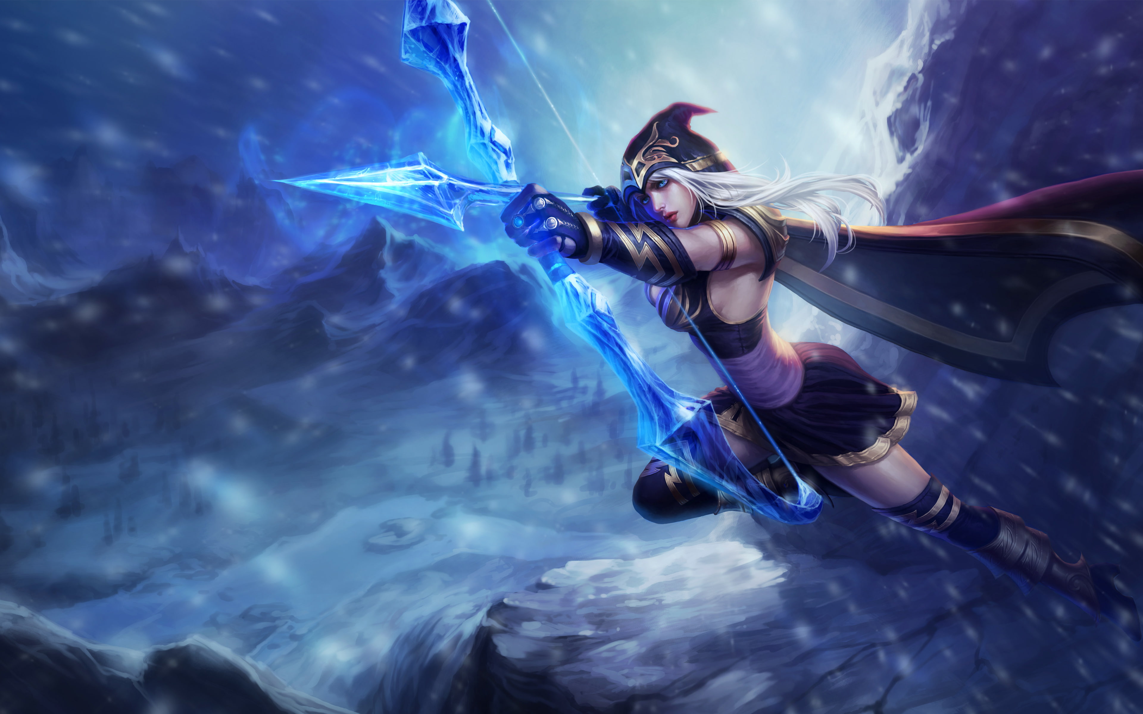 Ashe League of Legends 2k 4k
