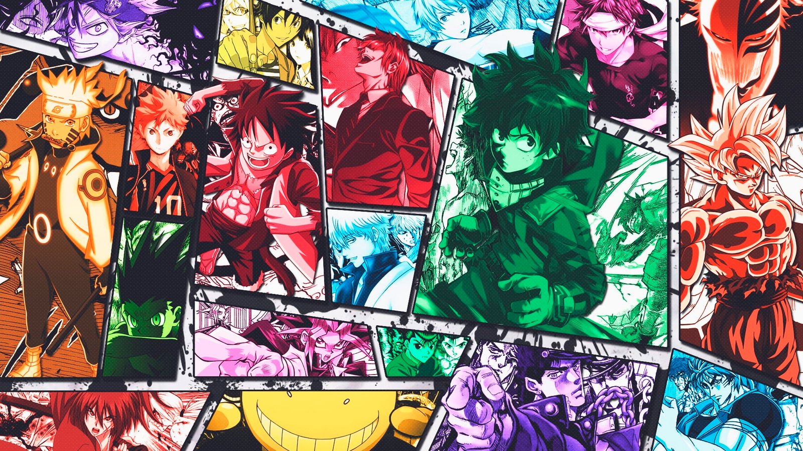 Bleach anime Uzumaki Naruto Gon cs Rurouni Kennshin Koro sensei 2k