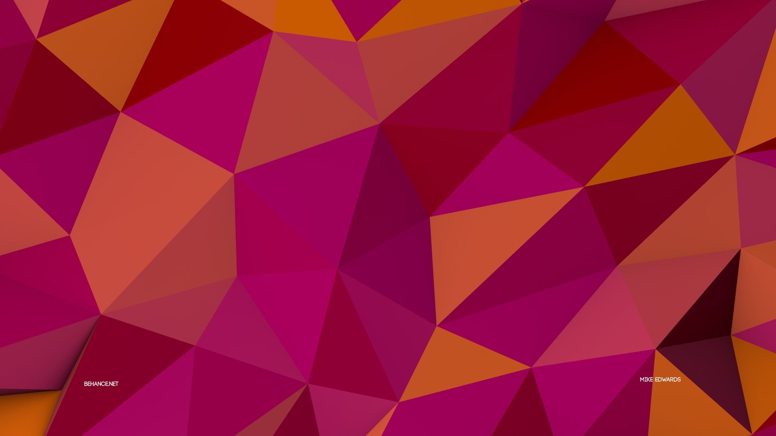 pink and orange abstract wallpaper polygon 2k 4k 5k 8k