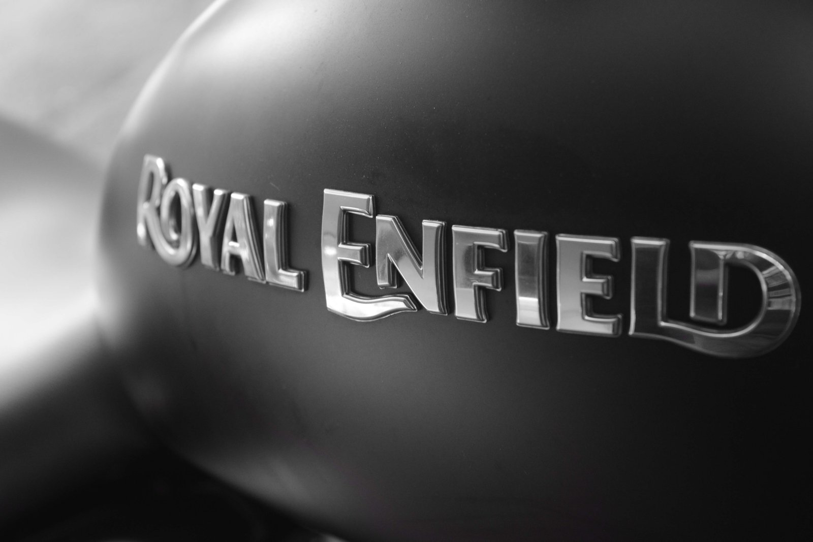 Royal Enfield logo Bike Bullet black white 2k 4k 5k