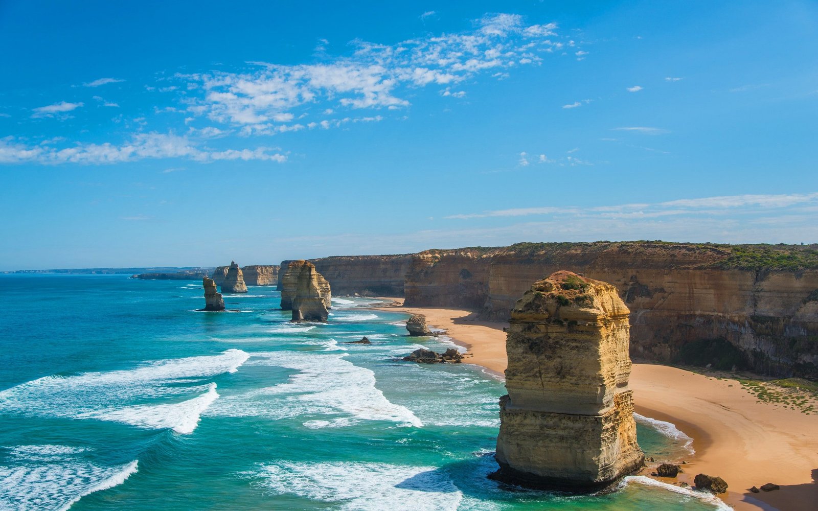 Sea and cliff the twelve apostles in victoria australia Nature 2k