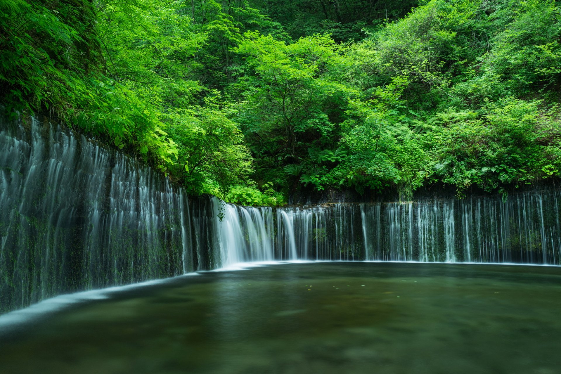 Waterfalls Greenery Nature 2k