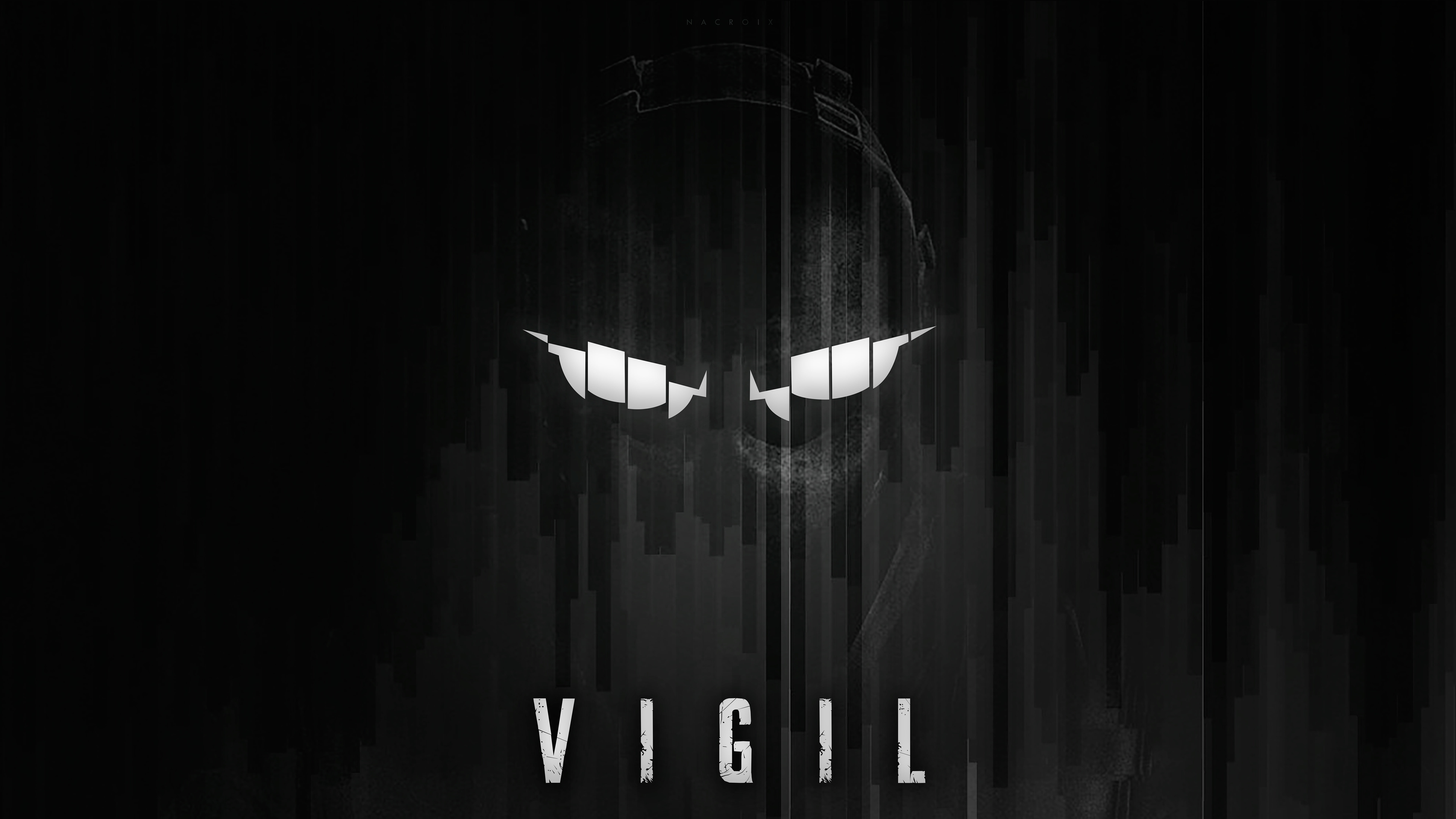 Vigil Rainbow Six Siege Operator VIGIL Black 2k 4k 5k 8k