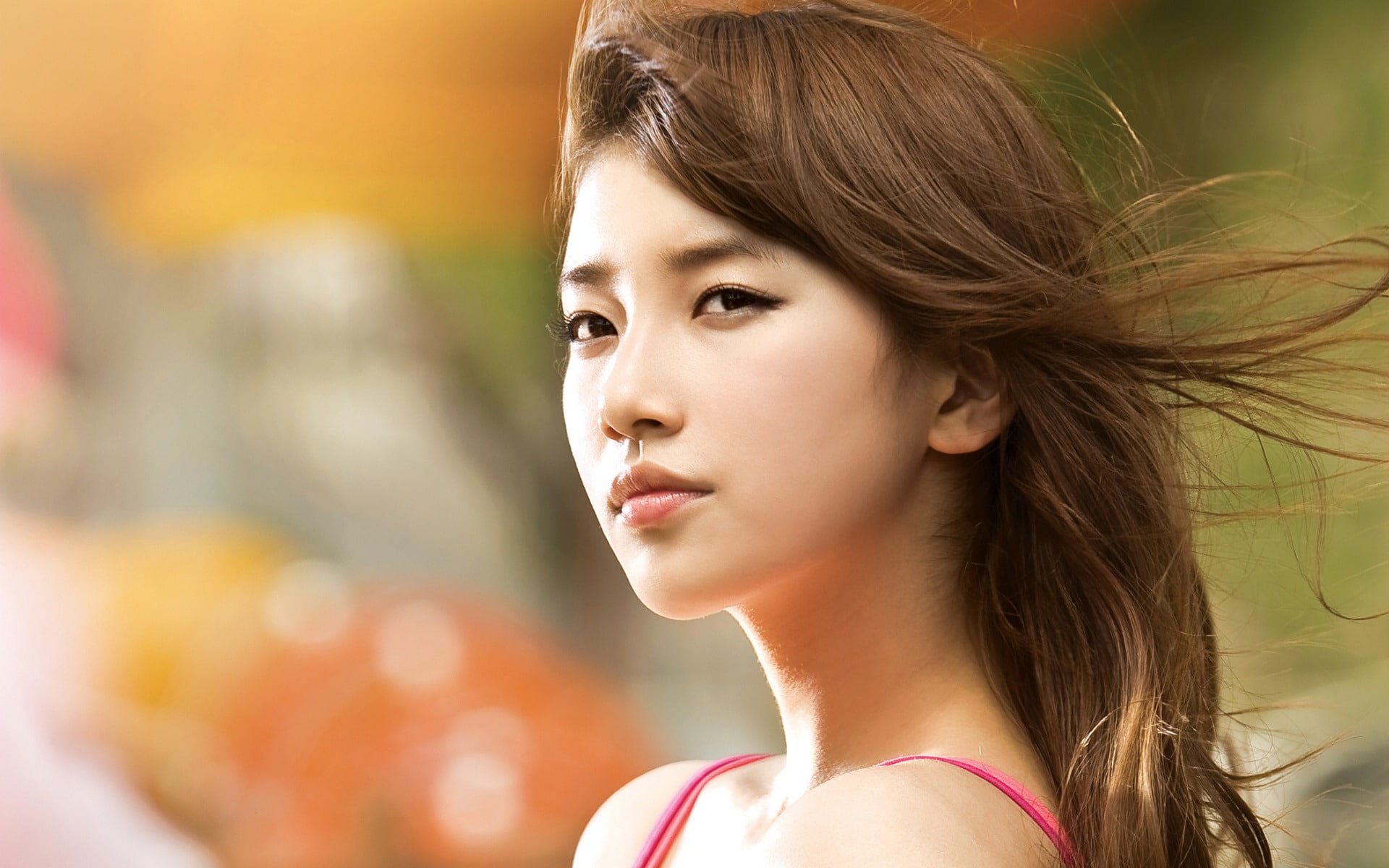 Suzy Korean girls photo HD wallpaper 02 Bae headshot portrait 2k