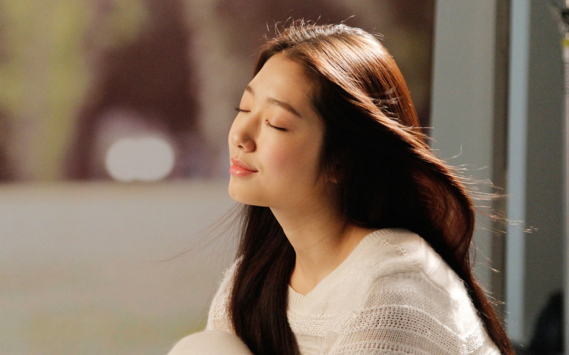 Beautiful Park Shin Hye Photo Widescreen Wallpaper women s white top 11 2k