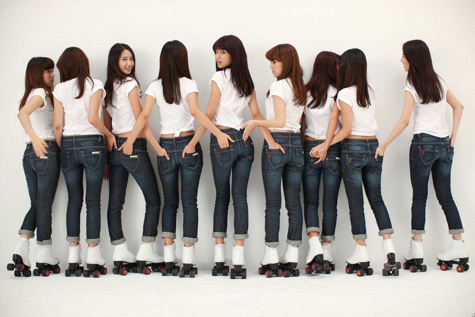 women s white tops Sexy Music Asian Girls Beauty SNSD Kpop 2k