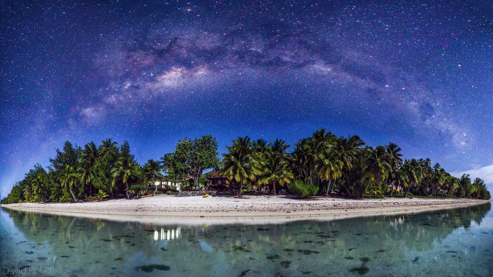 forest between island Aitutaki Cook Islands David Rofall beach 2k 4k