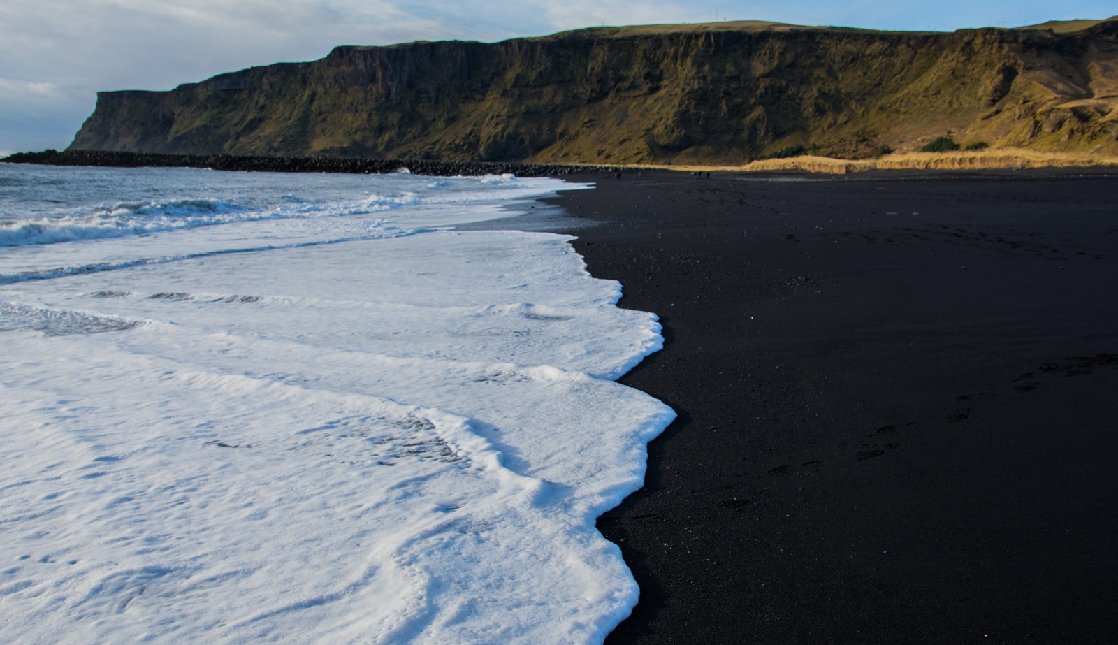 iceland vik photography black sand beach sea 2k 4k 5k