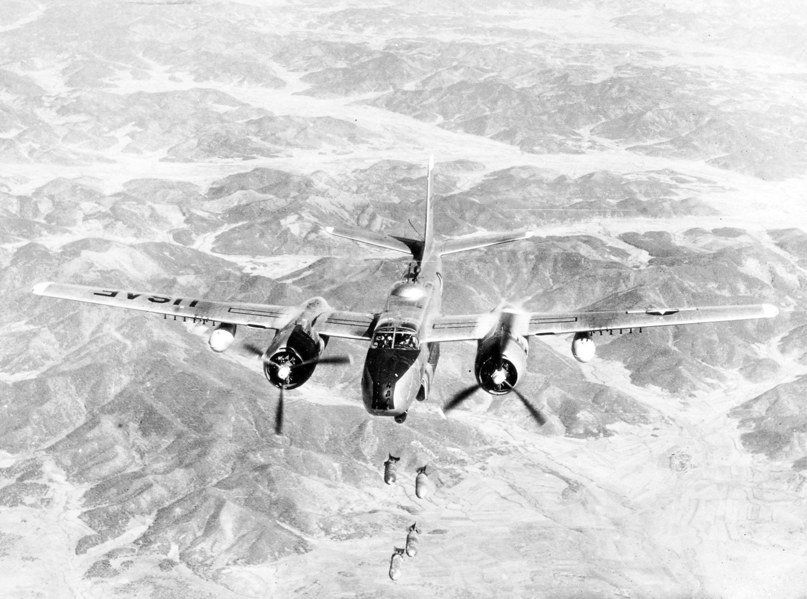 USAF Douglas B Invader of the nd Bombardment Wing during Korean War 2k
