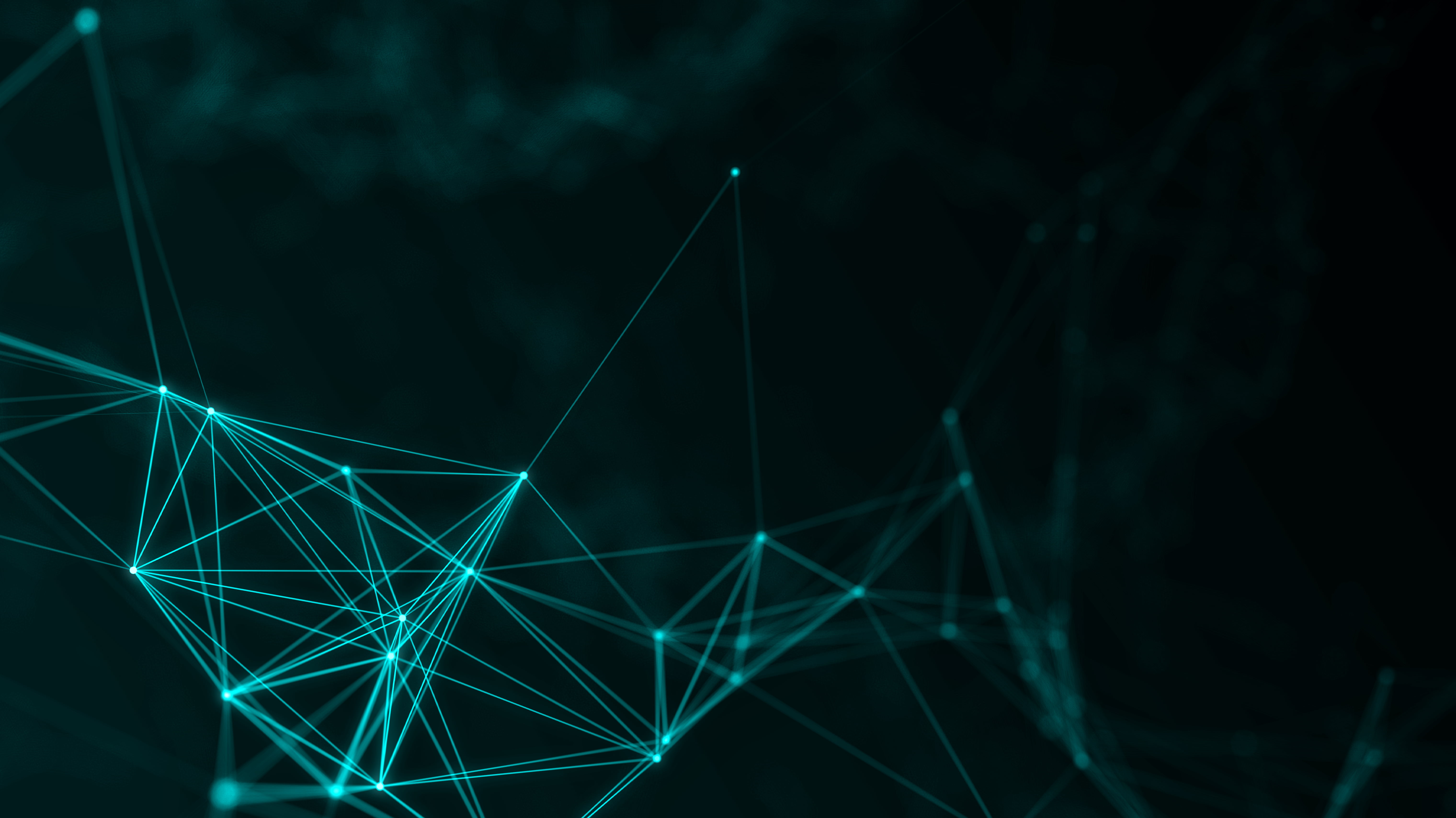 geometry cyberspace digital art abstract dark lines technology 2k 4k 5k