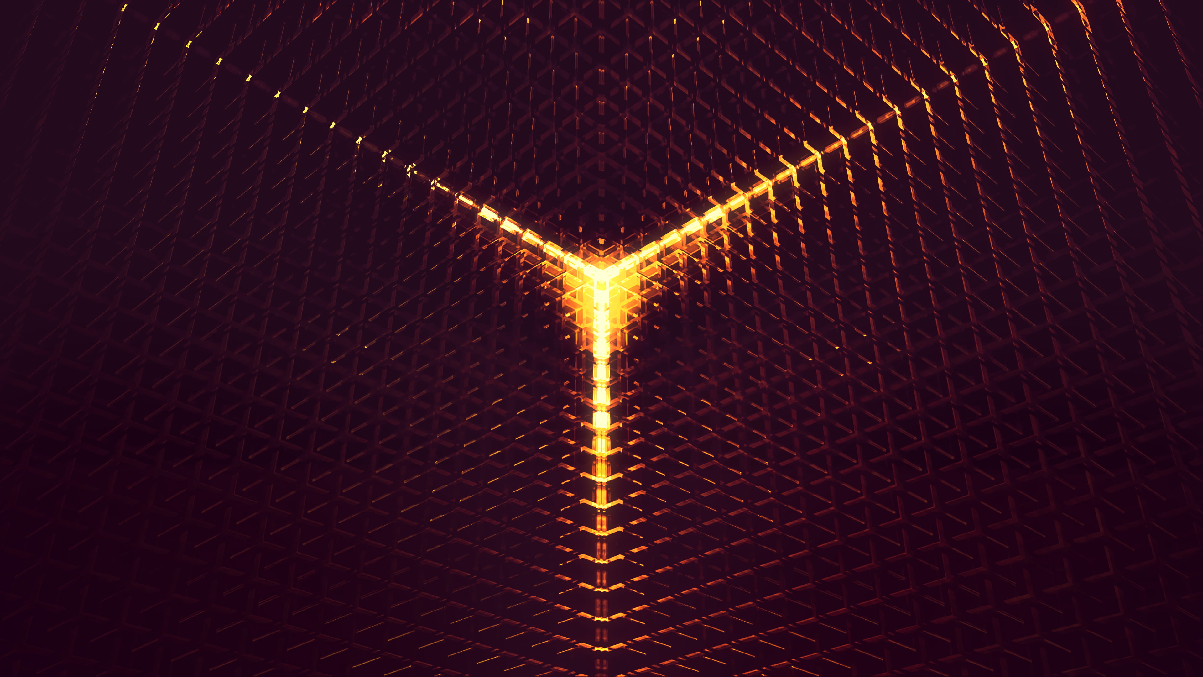 untitled abstract Abstract digital art orange pattern 2k 4k