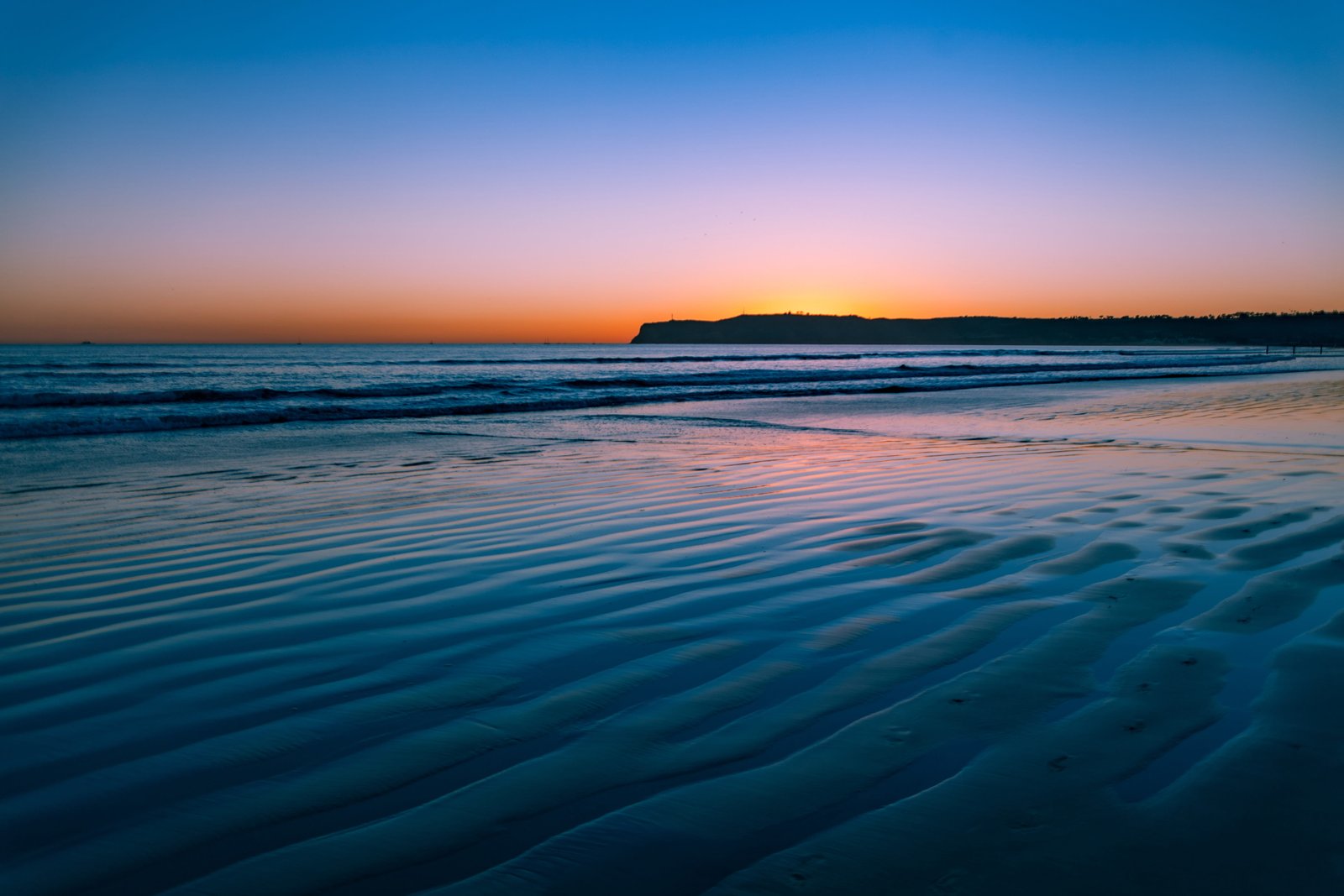 Sunset over the beach at Coronado San Diego California nature 2k 4k 5k