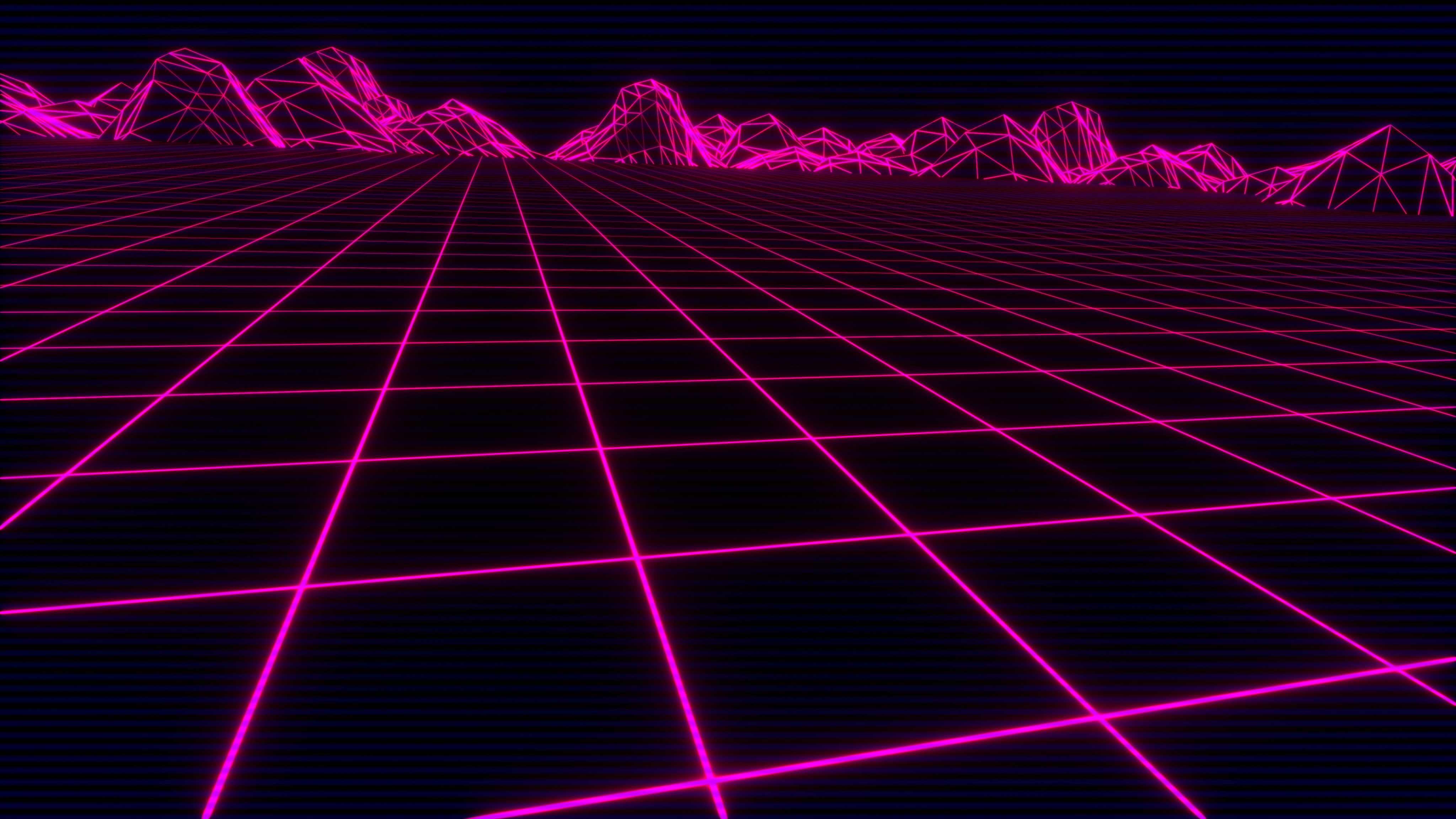 Background Neon VHS Synth Retrowave Synthwave New Retro Wave 2k 4k