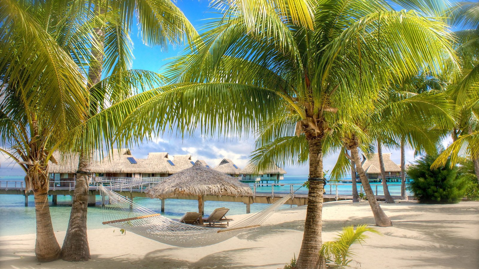 nature turquoise beach resort island sea tropical water 2k