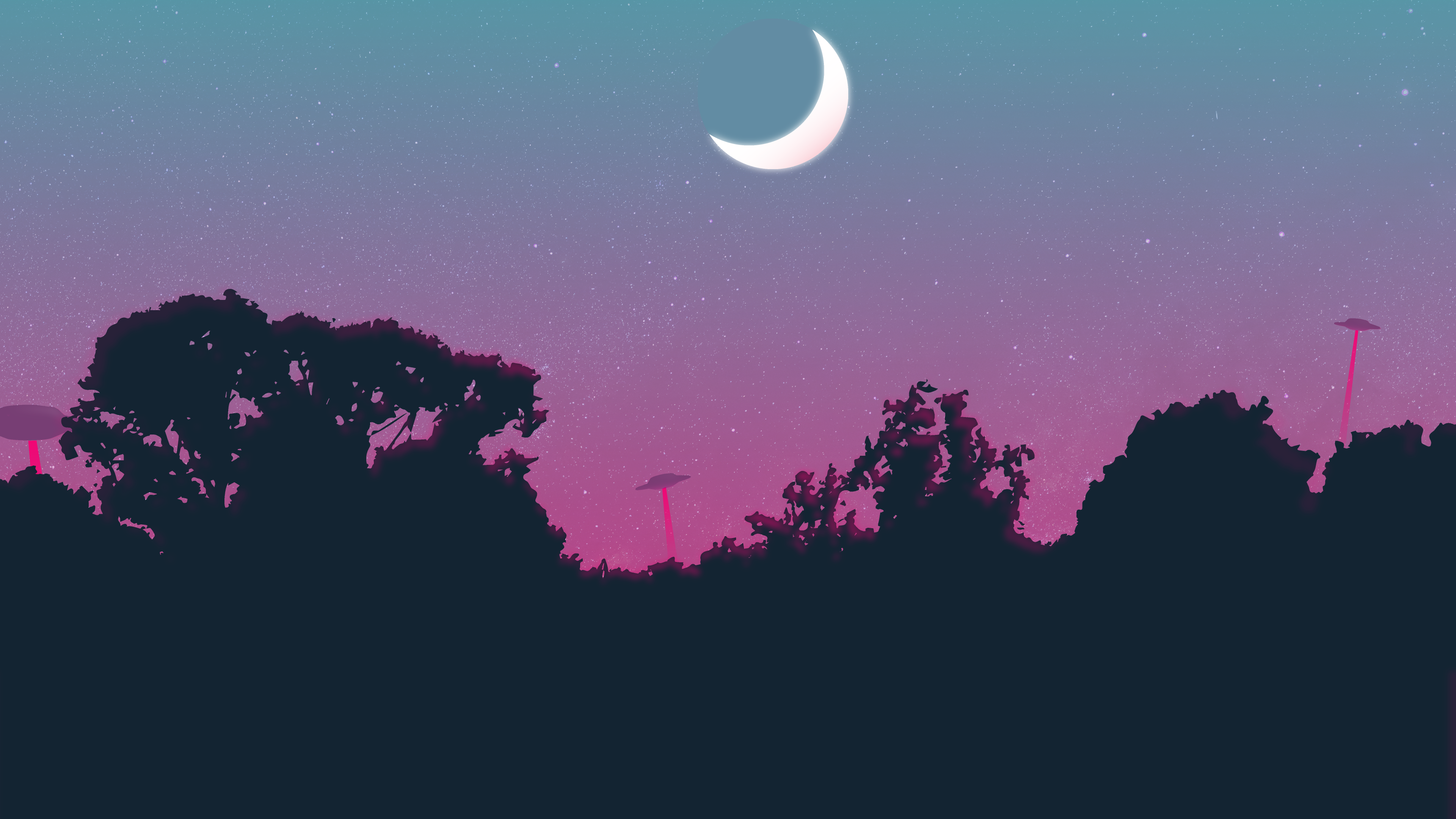 so peaceful abstract art minimal digital