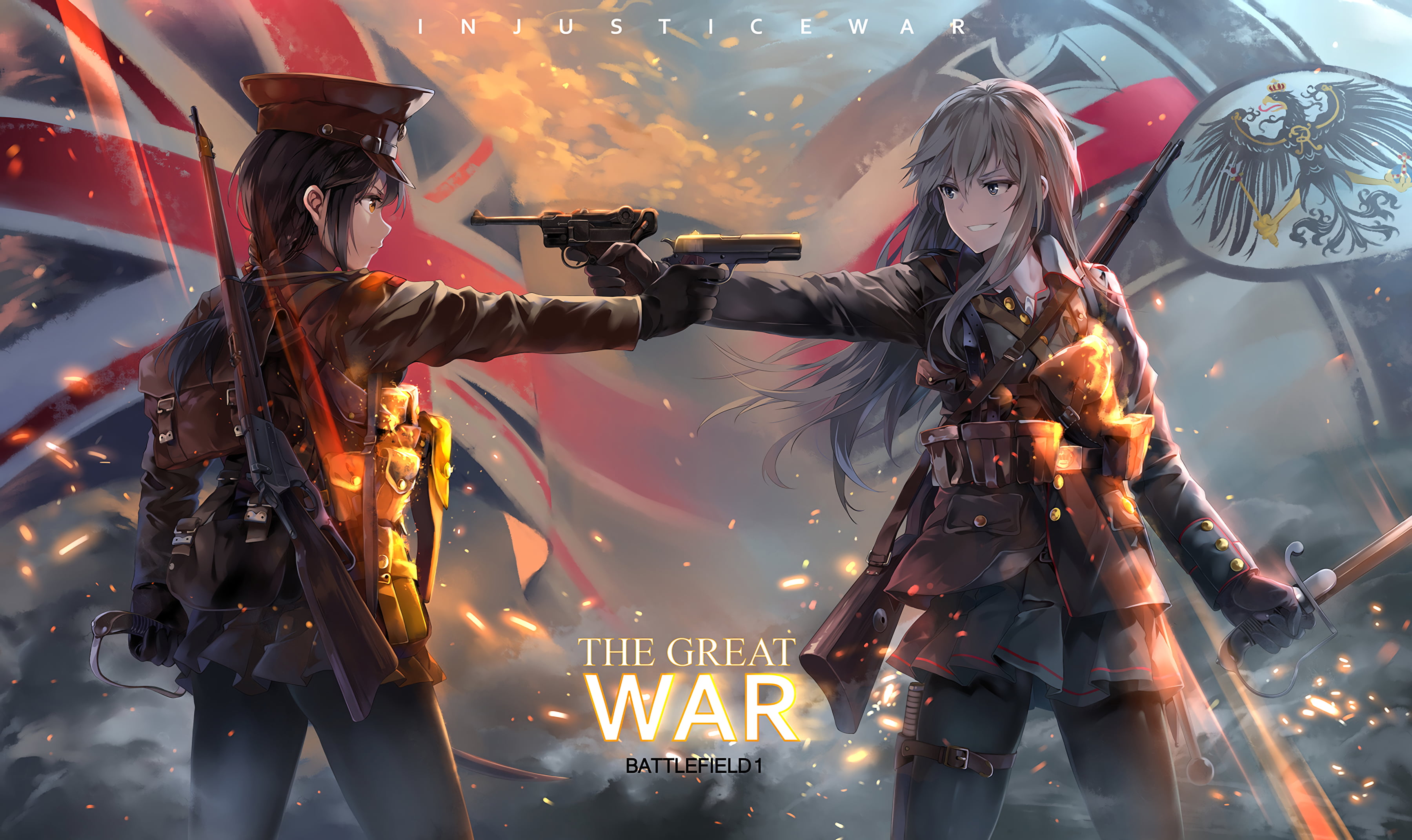 The Great War wallpaper anime girls Battlefield 1 2k 4k