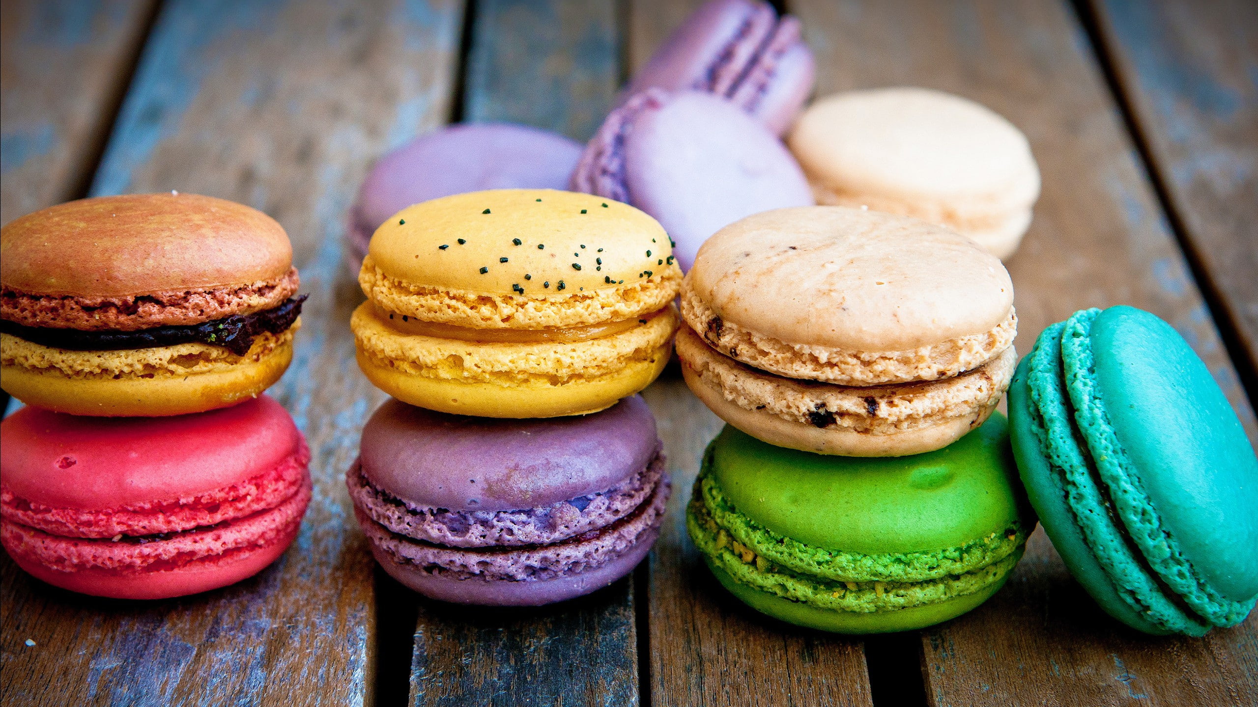 Colorful HD Macarons 2k