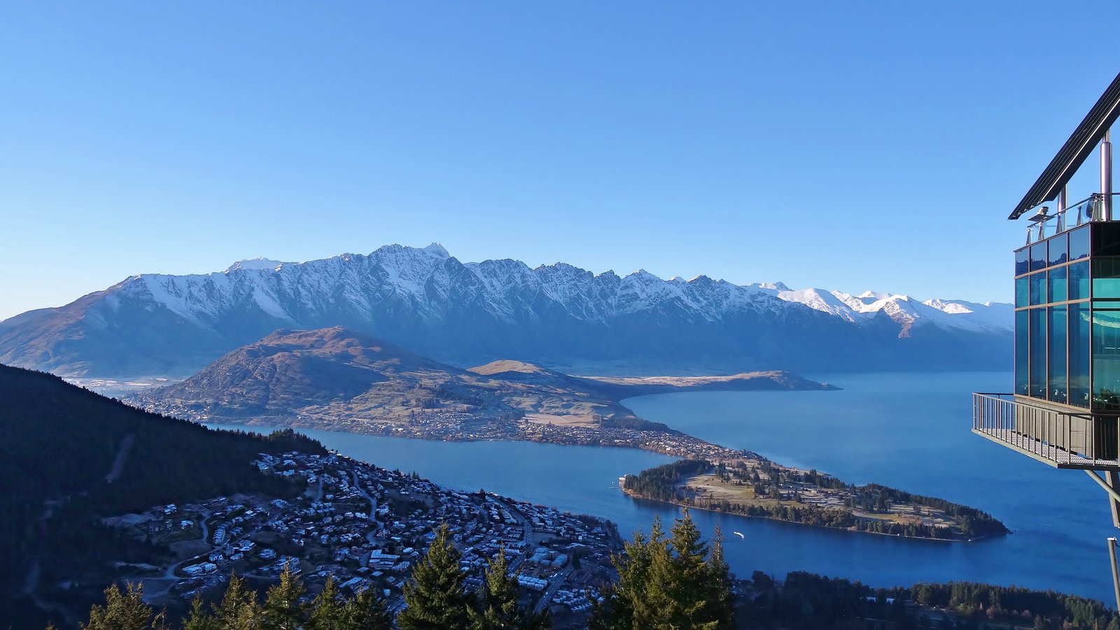 queenstown new zealand travel mountains lake scenery scenic 2k 4k