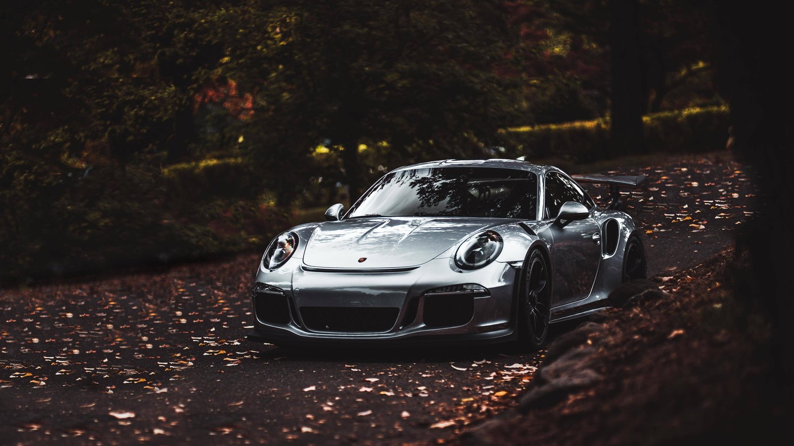 silver Porsche coupe photography car Carrera S 2k 4k