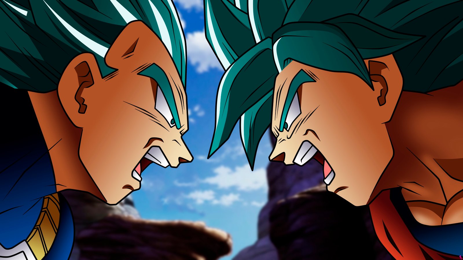 Son Goku Vegeta Dragon Ball Super saiyan Saiyan Blue 2k 4k 5k