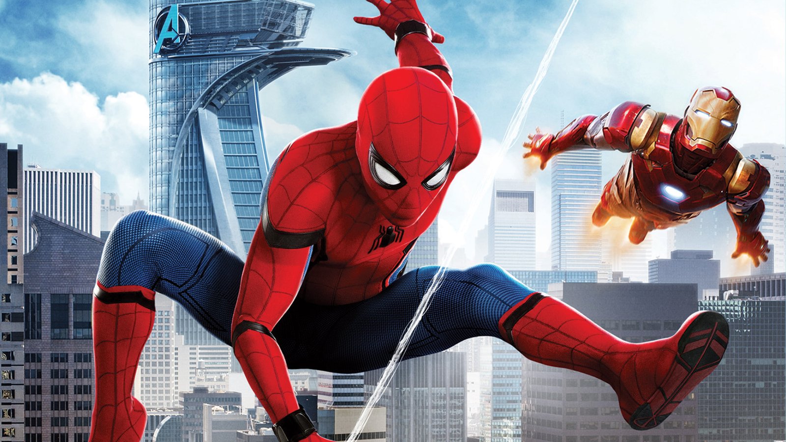 spiderman iron man hd superheroes 2k