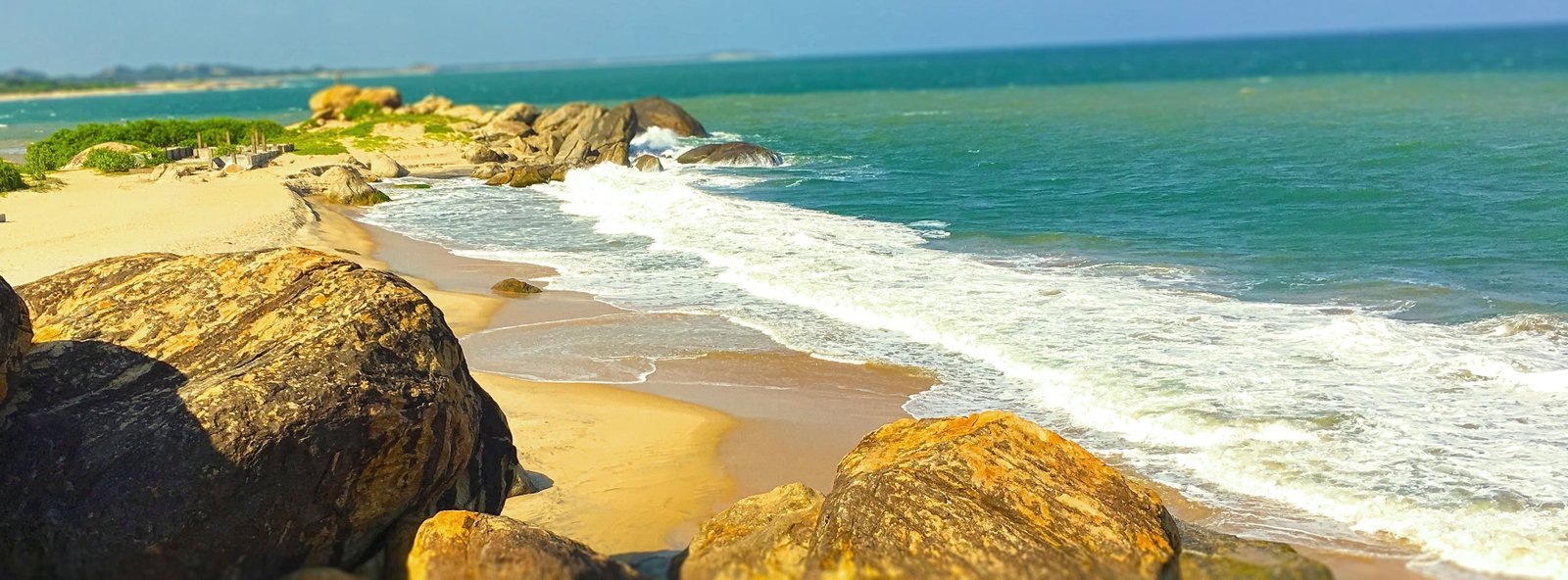 Sri Lanka nature beach waves sea rock photography multiple display 2k 4k