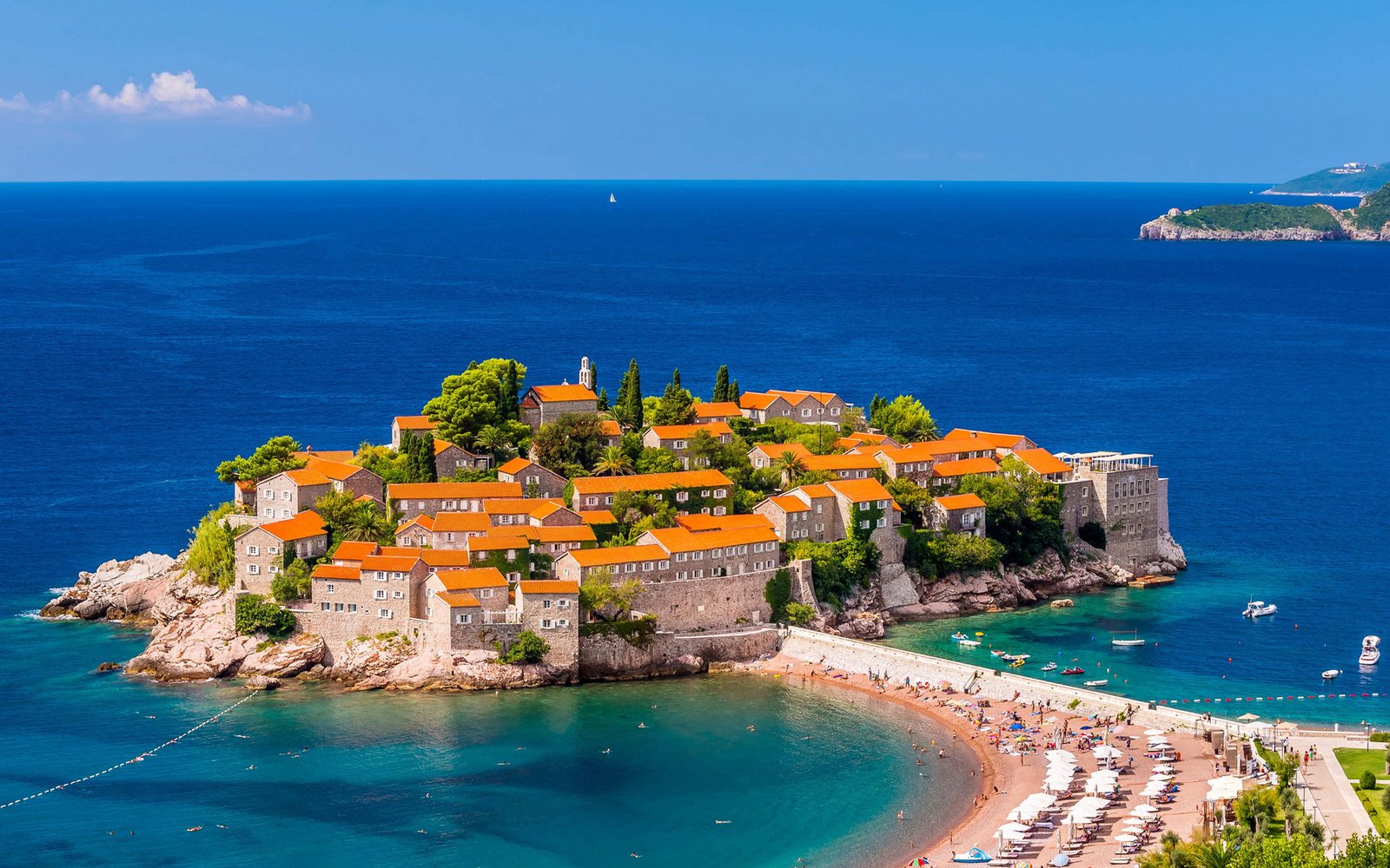 Sveti Stefan Budva Montenegro Hd Wallpapers For Mobile Phones And Laptops 2k