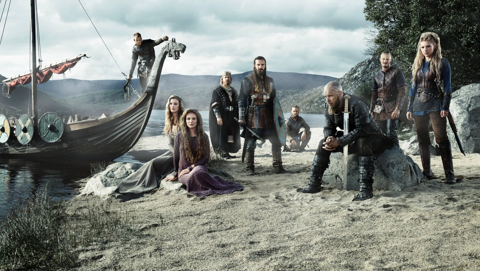Vikings movie TV series Ragnar Lodbrok Lagertha Lothbrok 2k