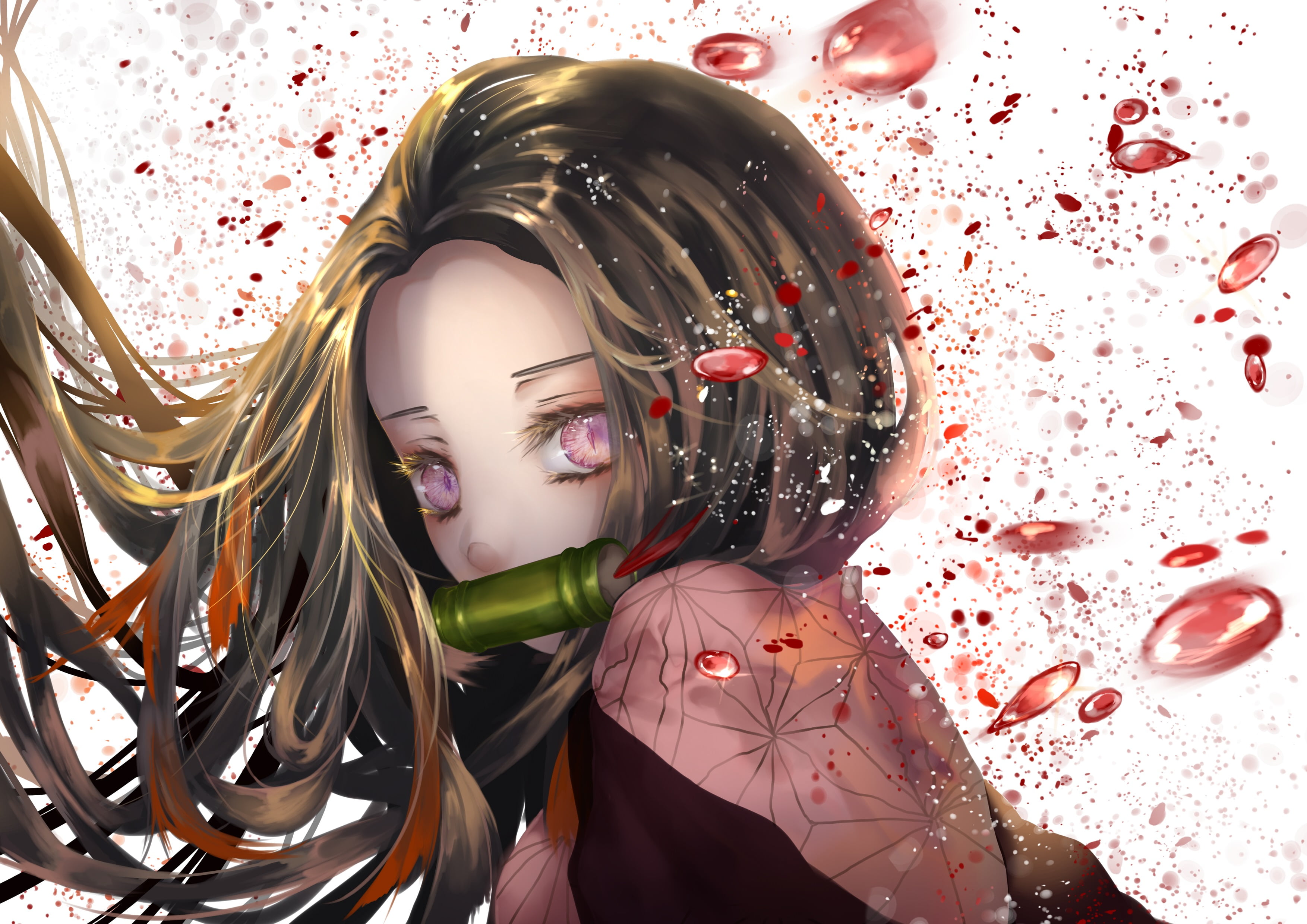 Anime Demon Slayer Kimetsu no Yaiba Nezuko Kamado 2k 4k