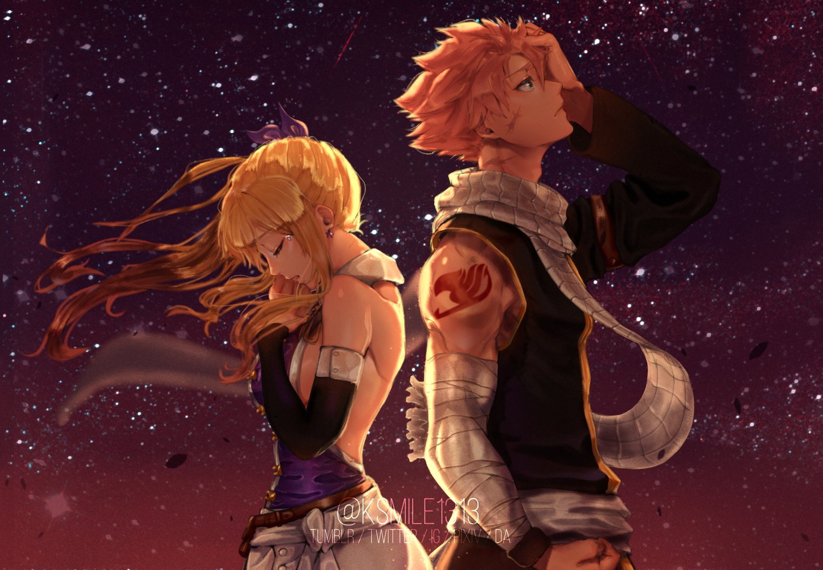 Anime Fairy Tail Lucy Heartfilia Natsu Dragneel 2k 4k