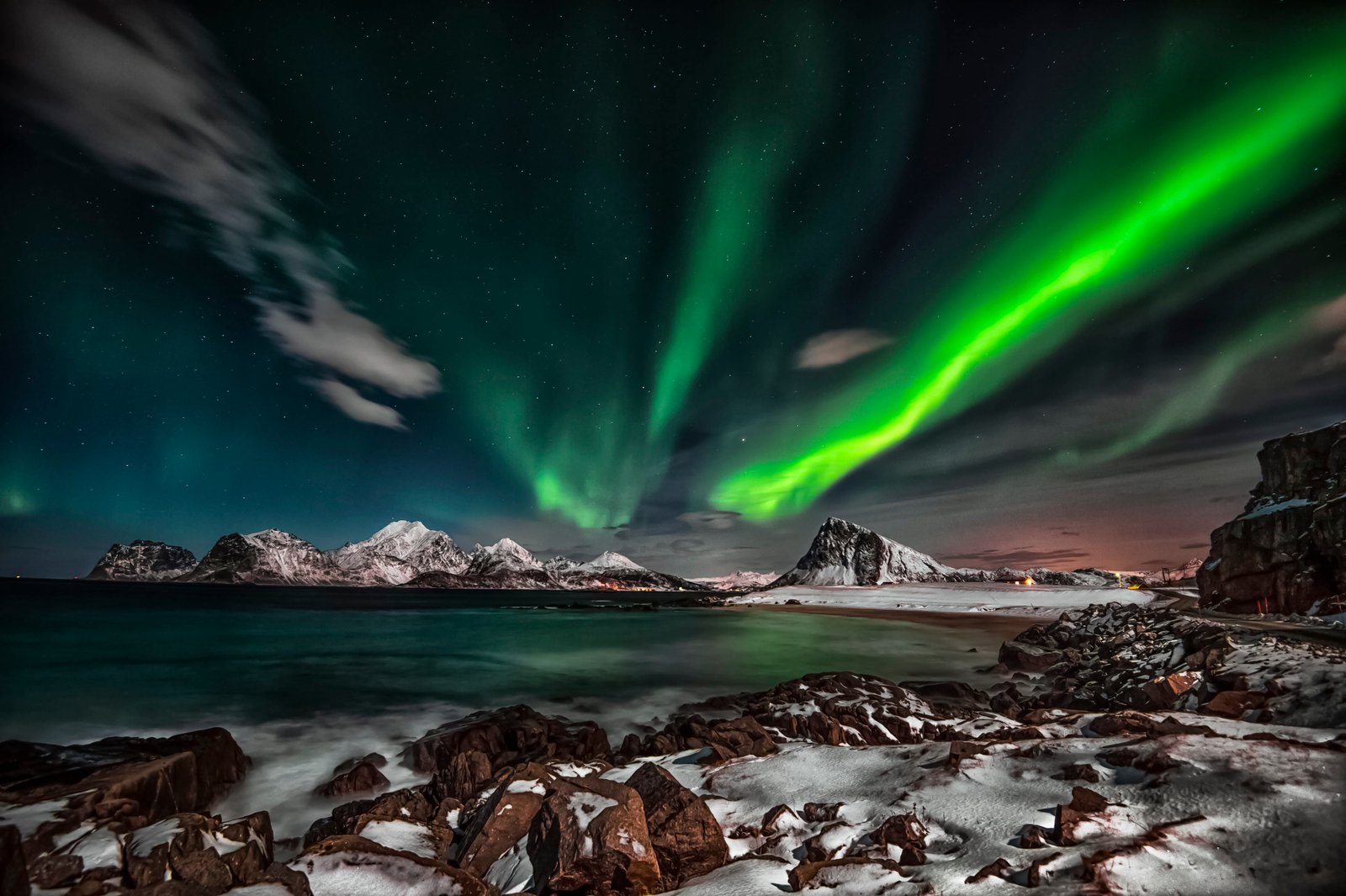 Aurora Borealis Photo arctic aurora polaris background color 2k 4k 5k
